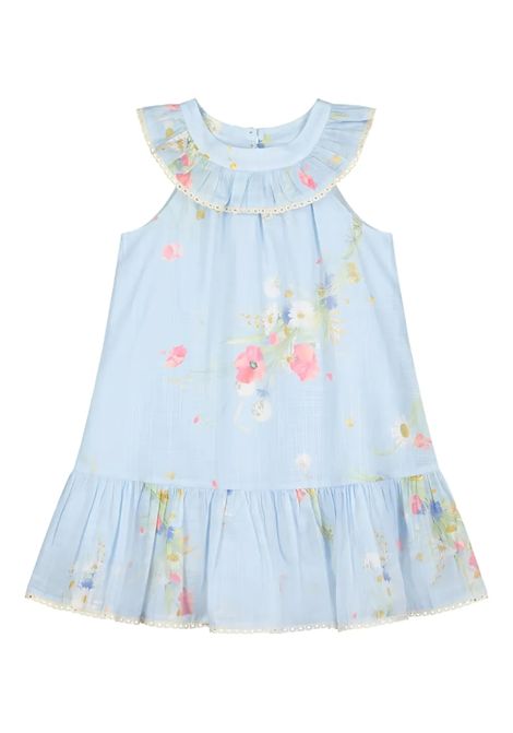 Abito con stampa ZIMMERMANN KIDS | 9084DSS252BLUE BOUQUET FLORAL BLUBQFLO